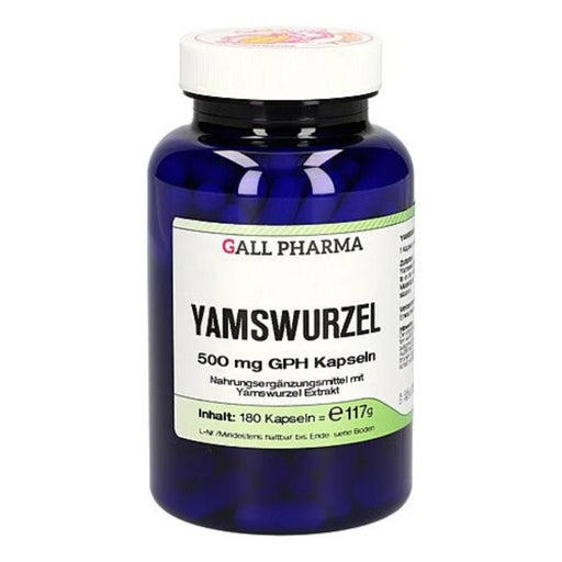 GALL PHARMA Yamswurzel 500 mg GPH Kapseln, 180 St. Kapseln