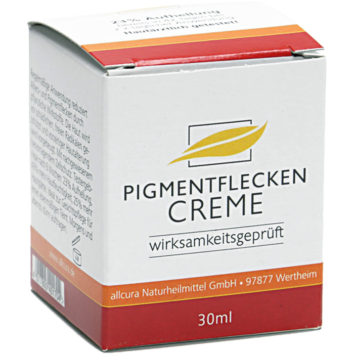 allcura Pigmentflecken Creme, 30.0 ml Creme