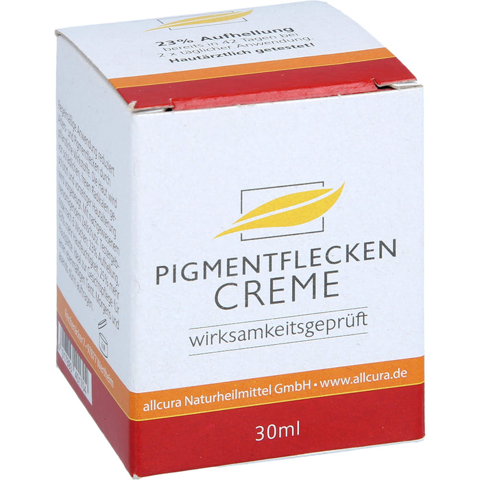 allcura Pigmentflecken Creme, 30 ml Creme