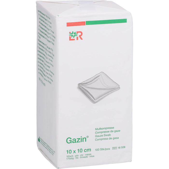 Gazin OP Kompressen 10x10 cm, 100 St KOM