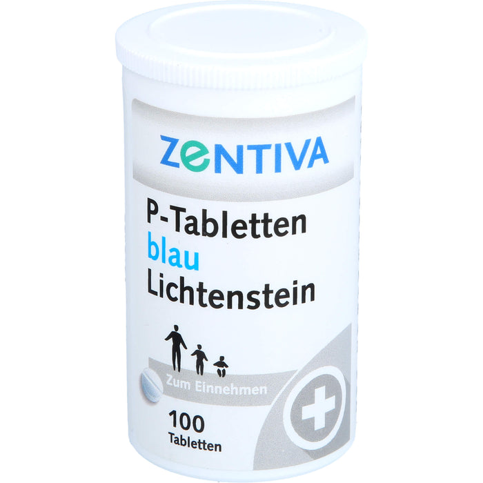 P-Tabletten blau Lichtenstein, 100 pcs. Tablets