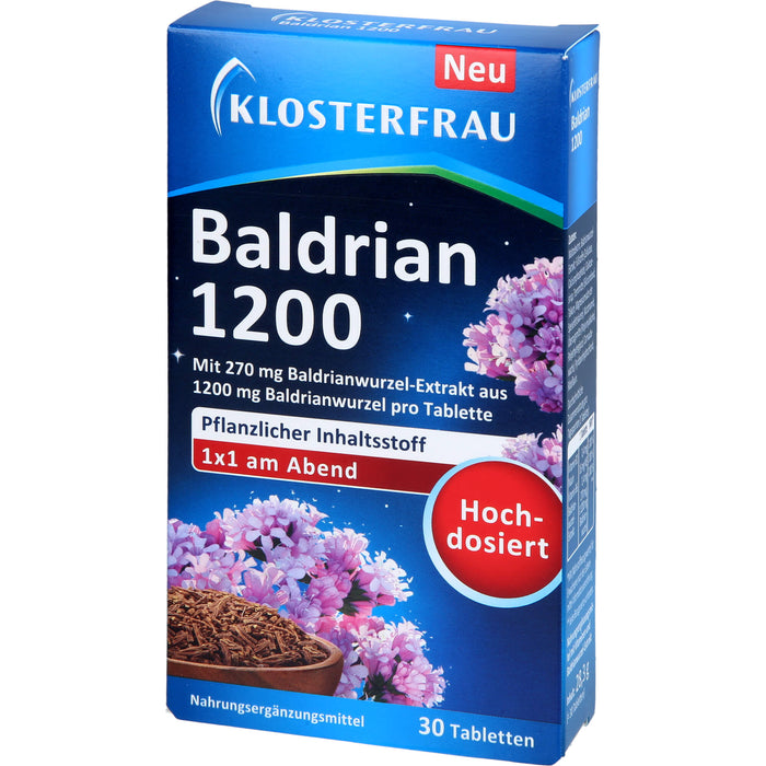 Klosterfrau Baldrian 1200 Tabletten, 30 pcs. Tablets
