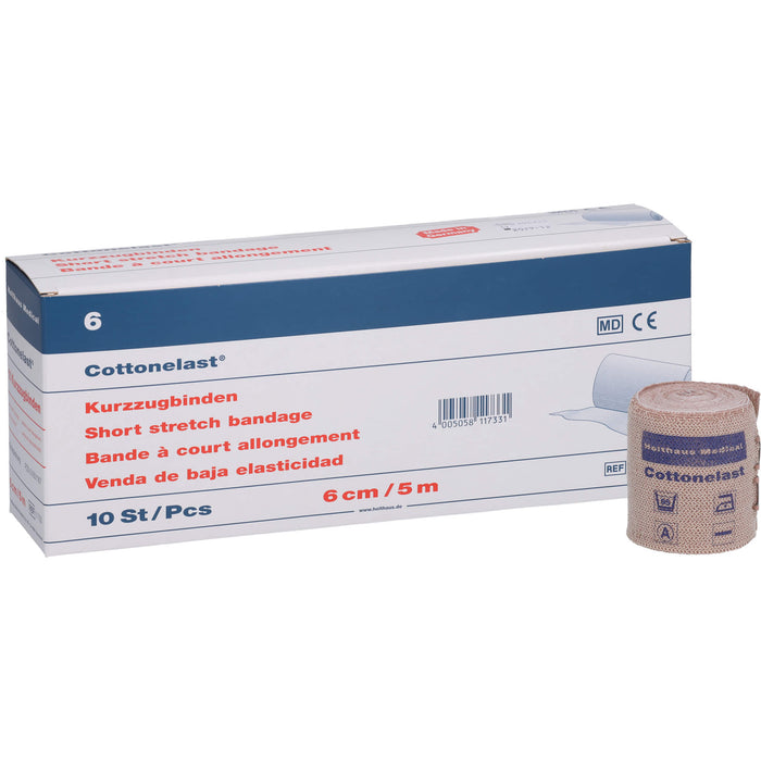 Kurzzugbin Cottonelast 6cmx5m, 10 St BIN