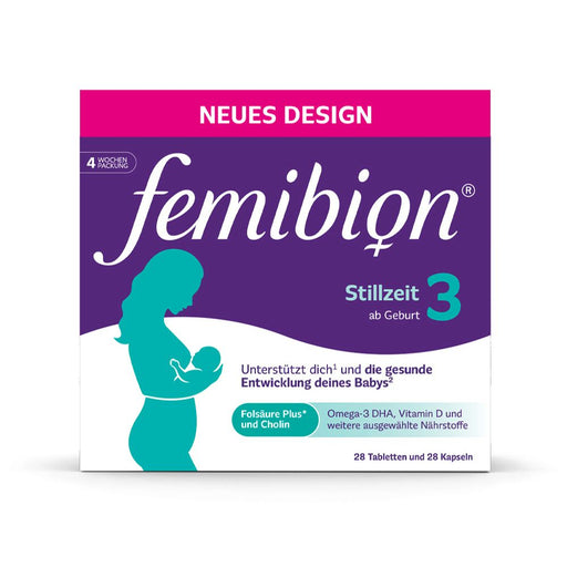 Femibion 3 Stillzeit Tabletten und Kapseln, 28 St. Tagesportionen