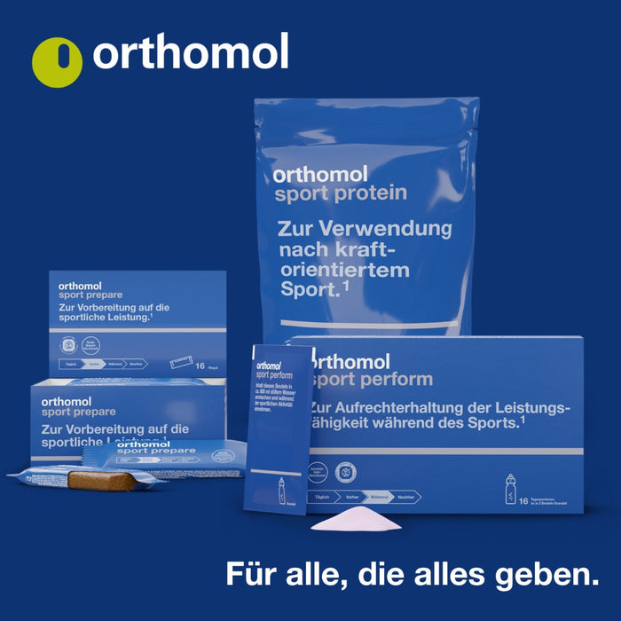 Orthomol Sport - Mikronährstoffe für sportliche Leistung - mit Magnesium, Vitamin D und B12 - Trinkampullen/Tabletten/Kapseln, 7 St. Tagesportionen