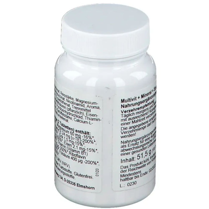 SYNOMED Multivit + Mineral + Spurenelemente Tabletten, 100 pc Tablettes