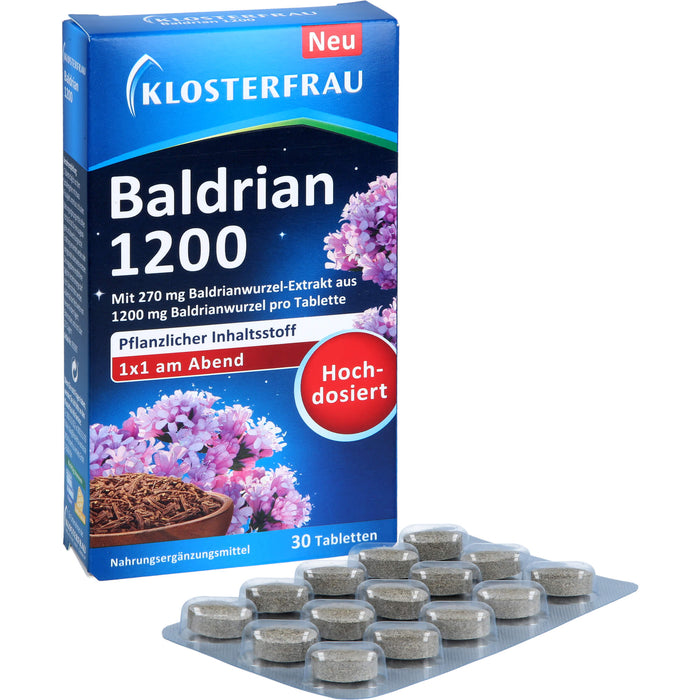 Klosterfrau Baldrian 1200 Tabletten, 30 pcs. Tablets