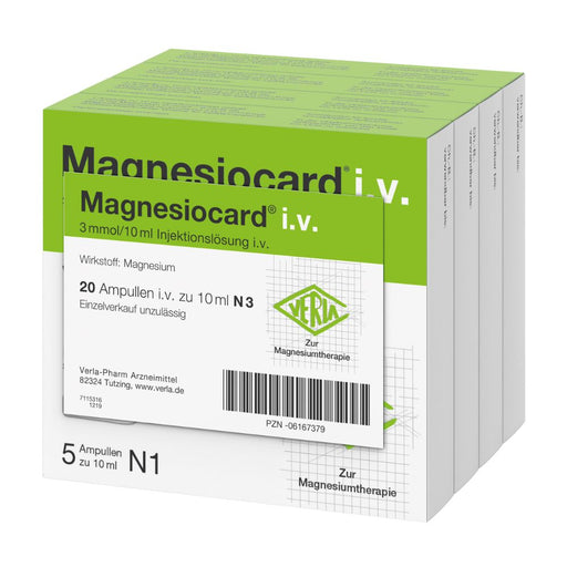 Magnesiocard i.v., Injektionslösung, 200 ml Lösung