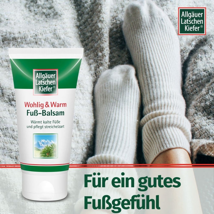 Allgäuer Latschenkiefer Wohlig & Warm Fuß-Balsam, 75 ml Baume