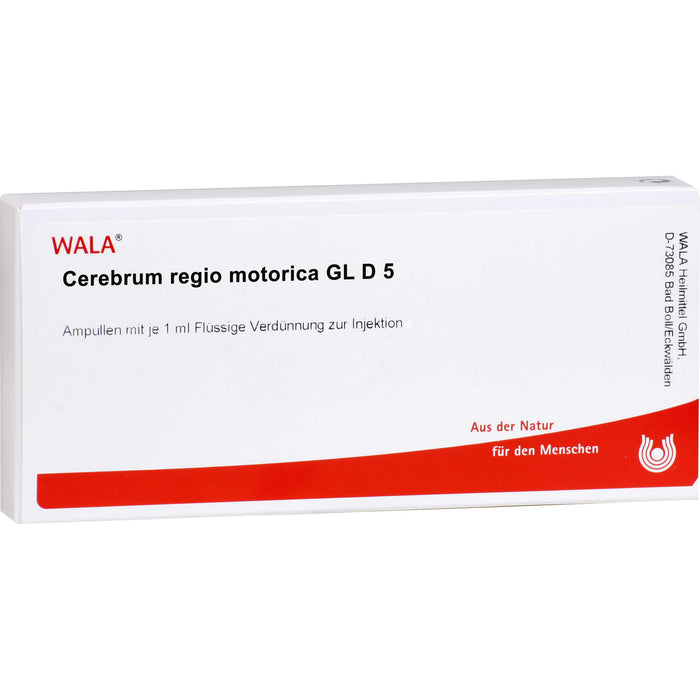 Cerebrum Regio Motor Gl D5 Wala Ampullen, 10X1 ml AMP