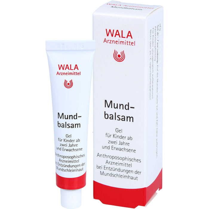 WALA Mundbalsam Gel bei Entzündungen der Mundschleimhaut, 10 g Gel