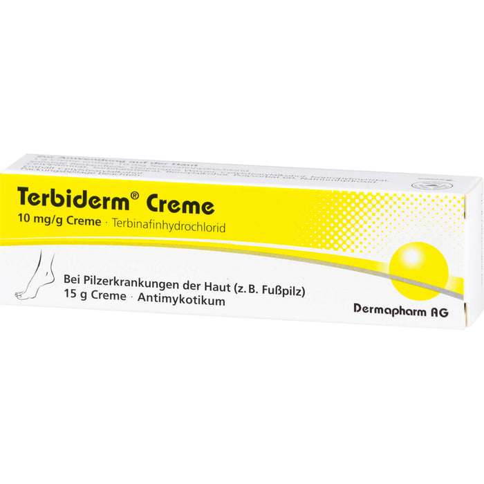 Terbiderm 10 mg/g Creme bei Pilzerkrankungen der Haut, 15 g Crème