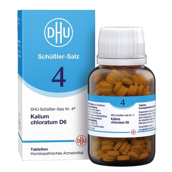 DHU Schüßler-Salz Nr. 4 Kalium chloratum D6, 420 St. Tabletten