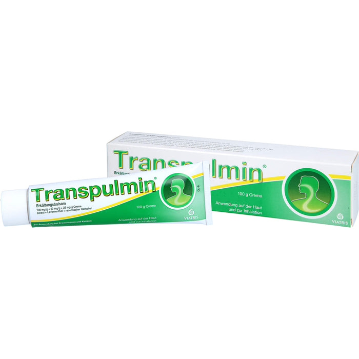 Transpulmin Erkältungsbalsam, 100 g Cream