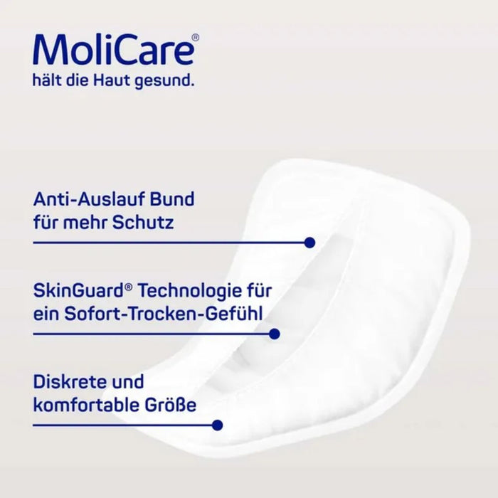 MoliCare Premium Men Pad 5 Tropfen bei mittlerer Blasenschwäche, 14 pcs. Insoles