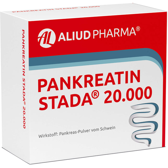 STADA Pankreatin 20.000 magensaftresistente Hartkapseln, 50 St. Kapseln