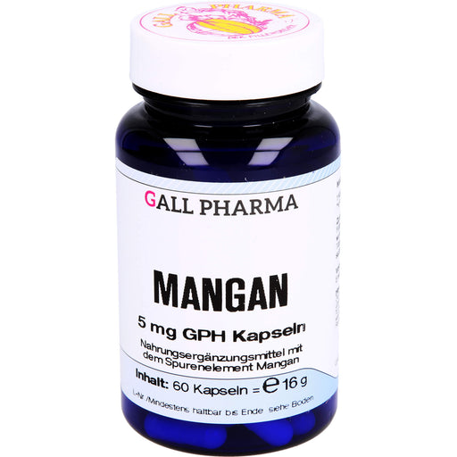 GALL PHARMA Mangan 5 mg Kapseln, 60 St. Kapseln