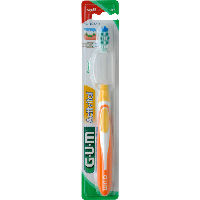 GUM Activital Zahnbürste kompakt soft, 1 pcs. Toothbrush