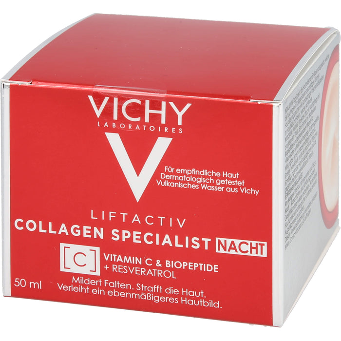 VICHY Liftactiv Collagen Specialist 16 Nachtpflege, 50 ml Cream