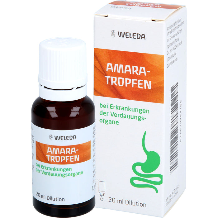 WELEDA Amara-Tropfen bei Erkrankungen der Verdauungsorgane, 20 ml Lösung