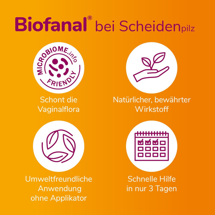 Biofanal Kombipackung bei Scheidenpilz, 1 pc Paquet combiné