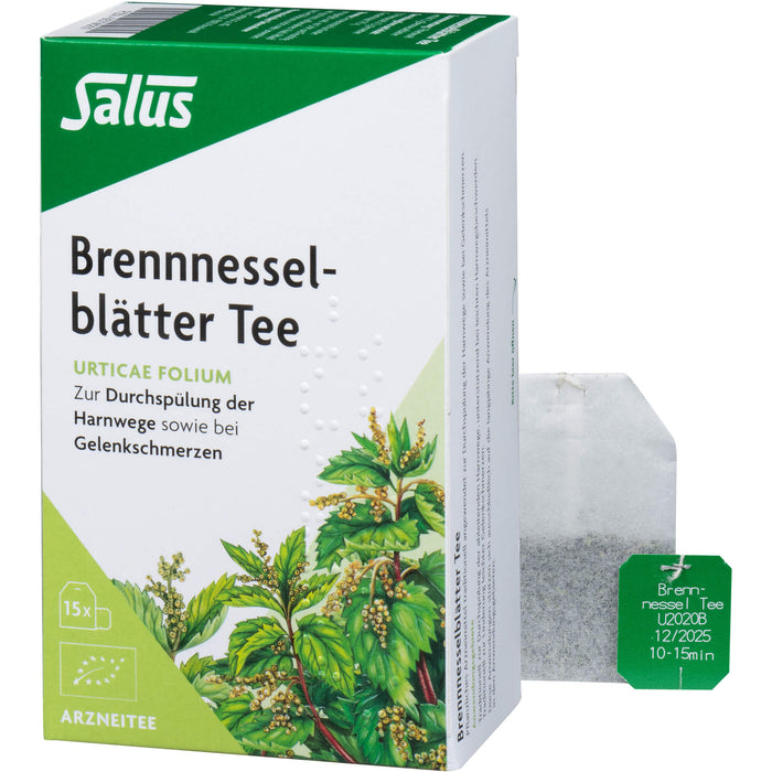 Salus Brennnesselblätter Bio Tee Urticae folium, 15 St. Filterbeutel