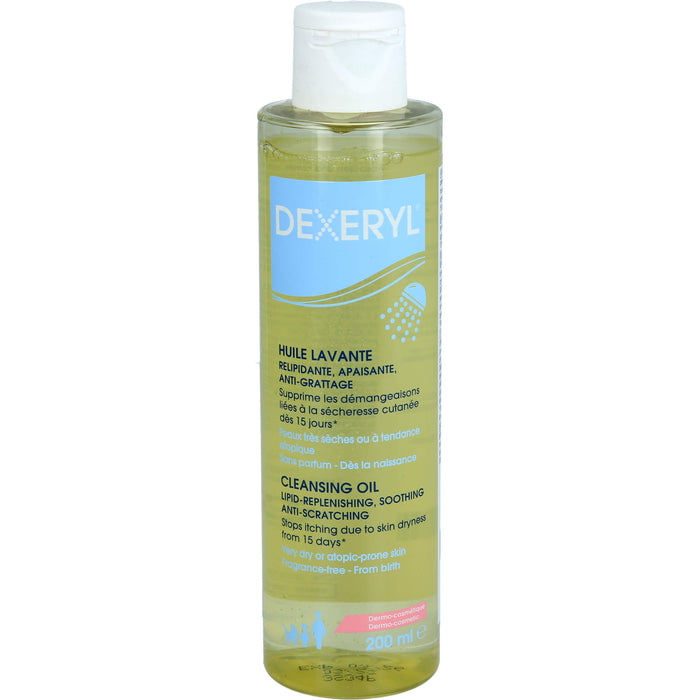DEXERYL Reinigungsöl sanfte Reinigung bei trockener Haut, 200 ml Öl