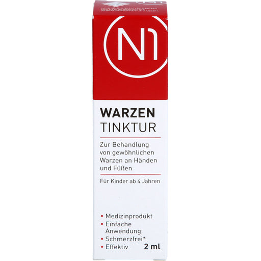 N1 Warzen Tinktur für Hände und Füße für Kinder ab 4 Jahren, 2 ml Lösung