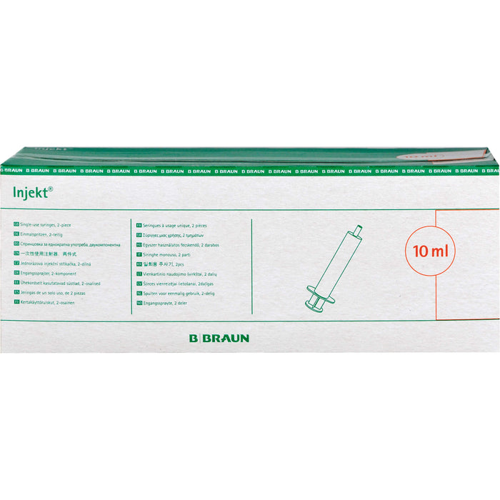 Braun Injekt 10 ml 2-teilige Einmalspritzen, 100 pc Seringues