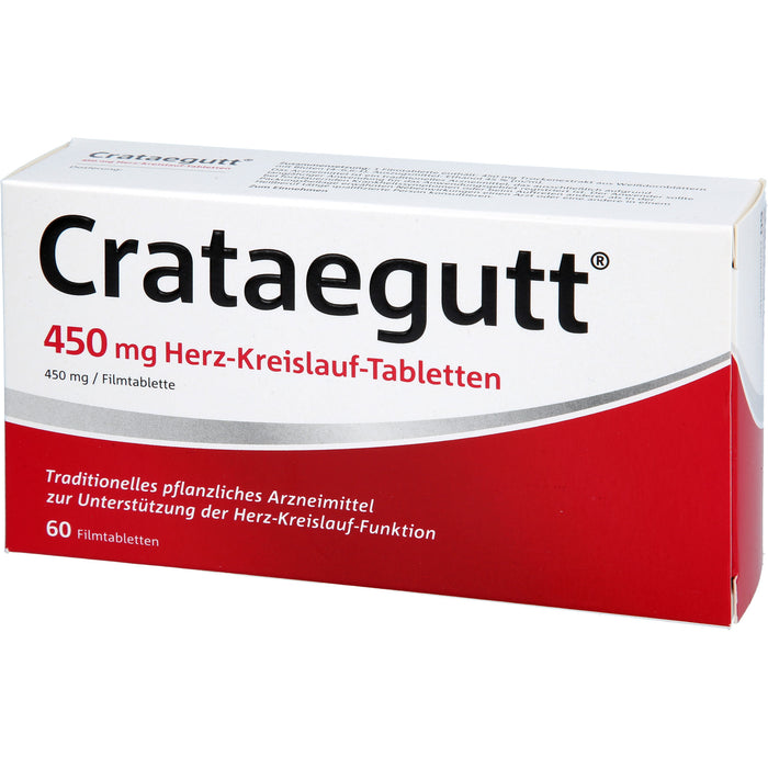 Crataegutt 450 mg Herz-Kreislauf-Tabletten, 60 St. Tabletten