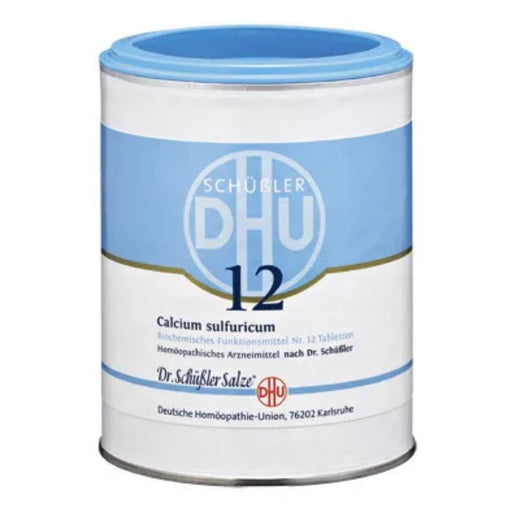 DHU Schüßler-Salz Nr. 12 Calcium sulfuricum D 3 Tabletten, 1000 St. Tabletten