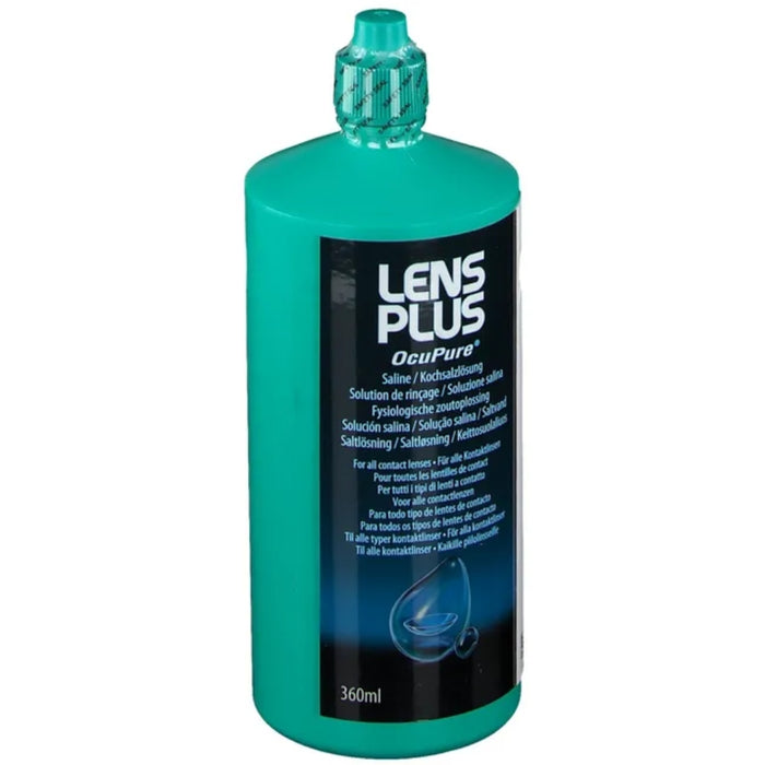 Lens Plus OcuPure Kochsalzlösung, 360 ml Lösung