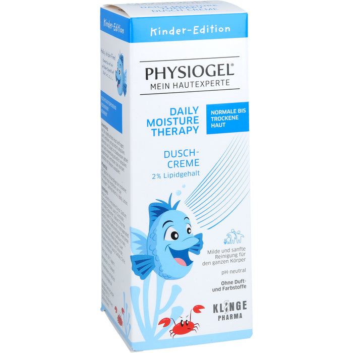 PHYSIOGEL Daily Moisture Therapy Dusch-Creme für normale bis trockene Haut für Kinder, 150 ml Shower Gel