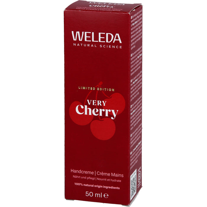 WELEDA Very Cherry Handcreme nährt und verwöhnt mit Kirschduft, 50 ml Cream