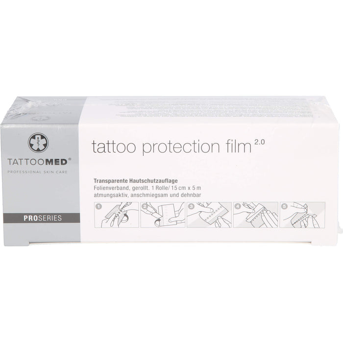 TattooMed tattoo protection film - 2,0 - 15cm x 5m, 1 St PFL