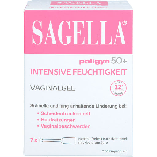 SAGELLA poligyn 50+ Intensive Feuchtigkeit Vaginalgel, 7 St. Einzeldosisbehältnisse