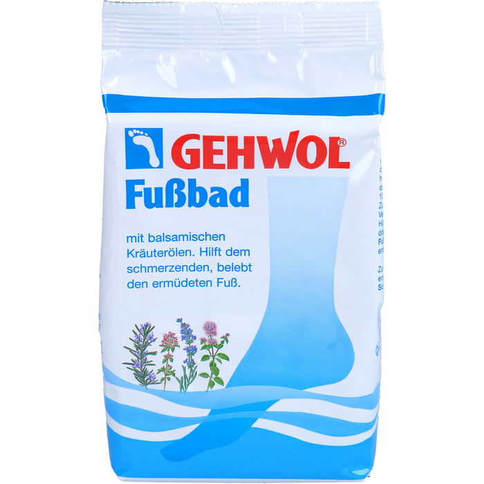 GEHWOL Fußbad mit balsamischen Kräuterölen belebt müde Füße, 250 g Additif pour le bain