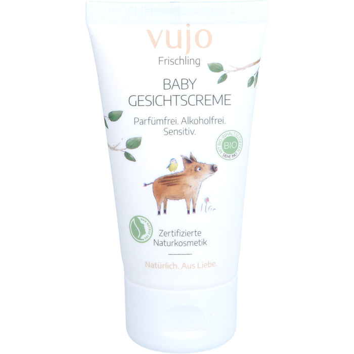 vujo Frischling Baby Gesichtscreme, 50 ml Crème