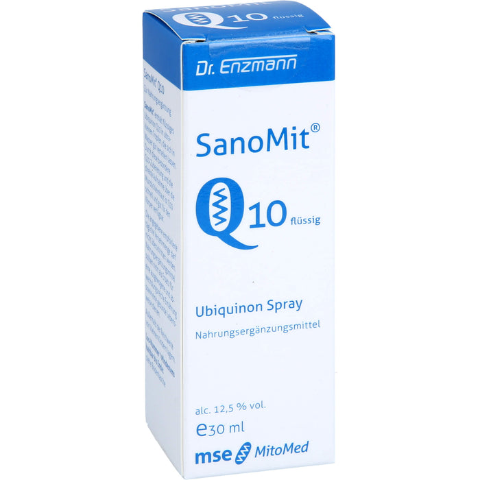 Sanomit Q10 flüssig Ubiquinon Tropfen, 30 ml Solution