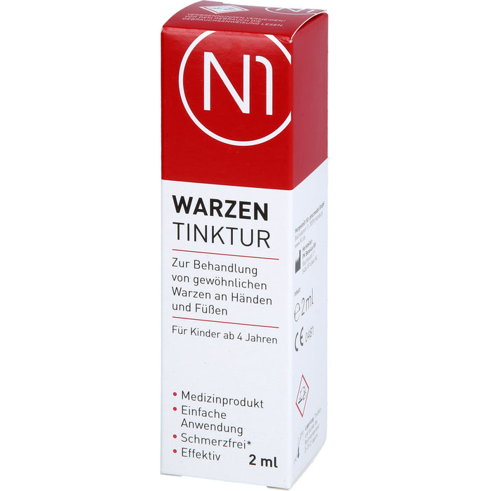 N1 Warzen Tinktur für Hände und Füße für Kinder ab 4 Jahren, 2 ml Solution