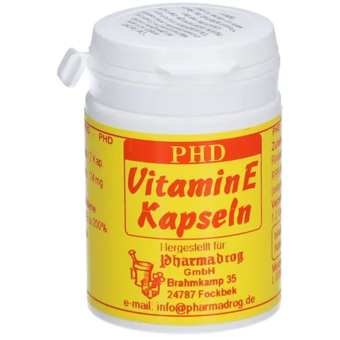 PHD Vitamin E Kapseln, 100 pcs. Capsules