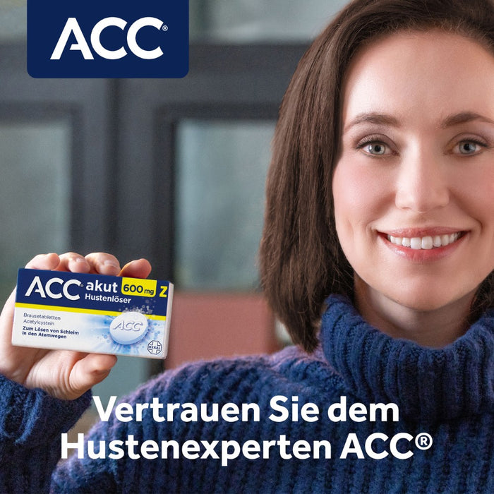 ACC akut 600 mg Z Hustenlöser Brausetabletten, 10 pcs. Tablets