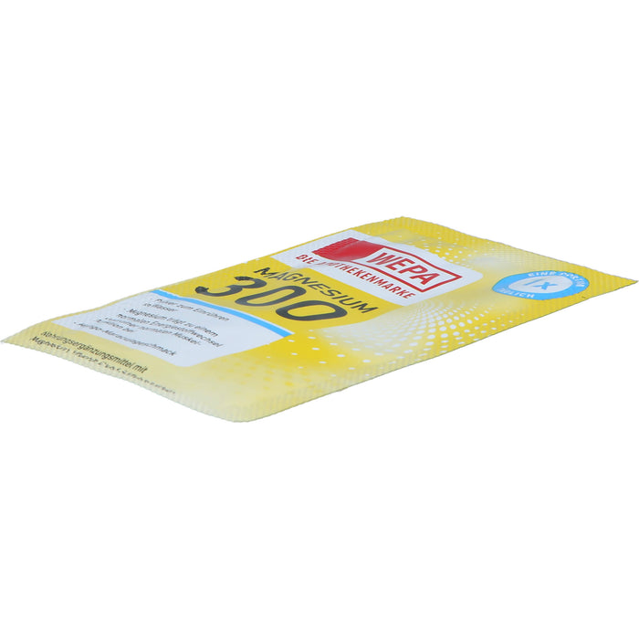 WEPA Magnesium 300 und Vitamin C Pulver zuckerfrei mit Mango-Maracujageschmack, 10 pc Sachets