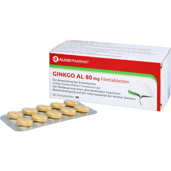 Ginkgo AL 80 mg Filmtabletten, 60 St FTA