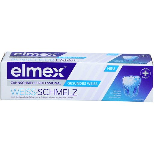 Elmex Zahnschmelz Professional Weiss-Schmelz Zahnpasta, 75 ml Zahncreme