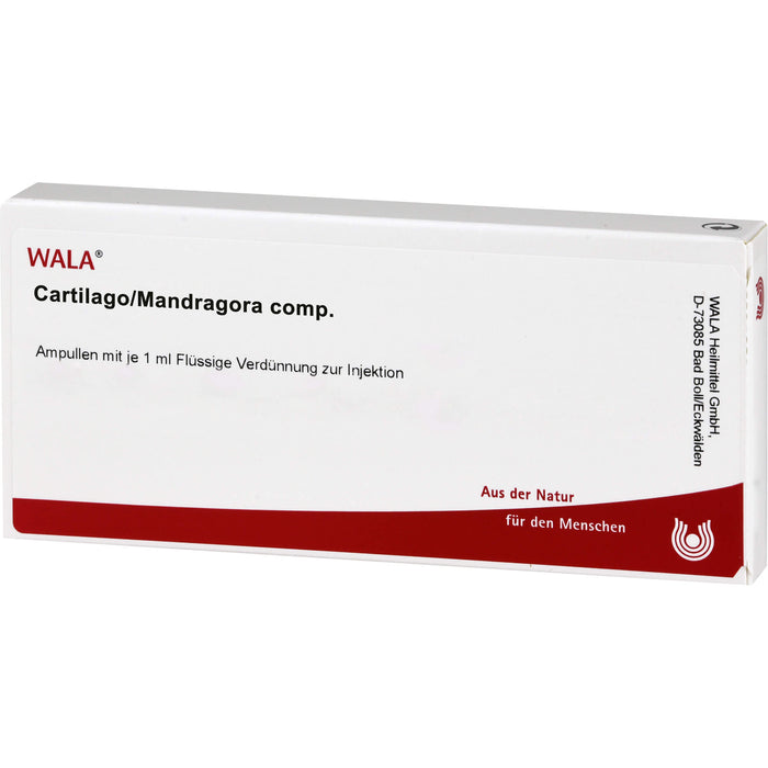 Cartilago/Mandragora comp. Wala Ampullen, 10 pcs. Ampoules