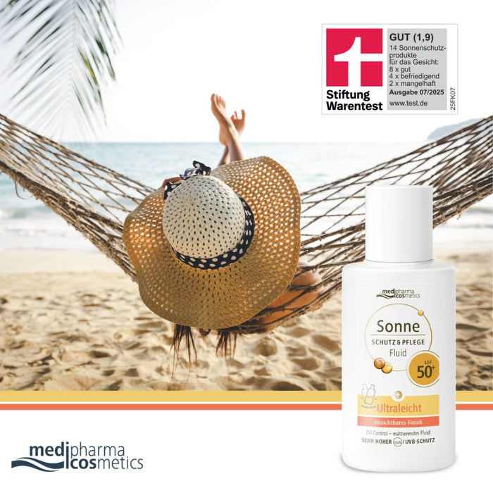Medipharma Cosmetics Sonne Schutz & Pflege Fluid LSF 50+ ultraleicht, 50 ml Crème
