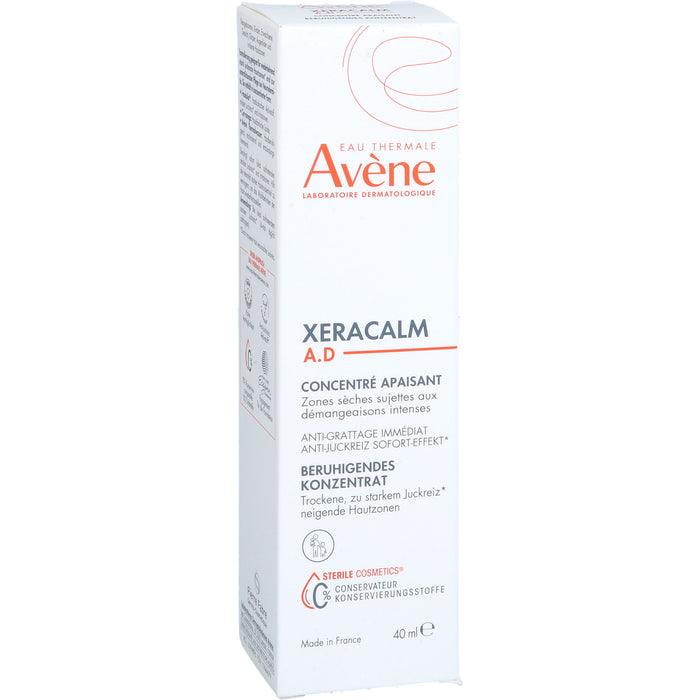 Avène XeraCalm A.D beruhigendes Konzentrat für trockene, zu starkem Juckreiz neigende Hautzonen, 40 ml Concentré