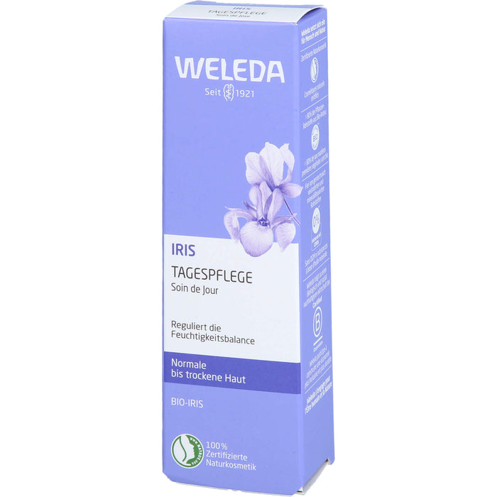 WELEDA Iris Tagespflege reguliert die Feuchtigkeitsbalance von normaler bis trockener Haut, 30 ml Creme
