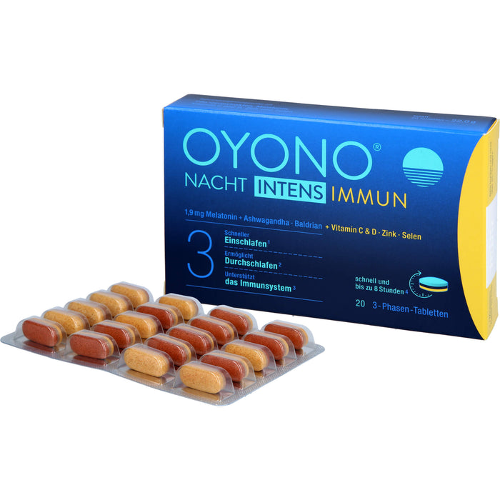 OYONO Nacht Intens Immun 3-Phasen Tabletten, 20 pcs. Tablets
